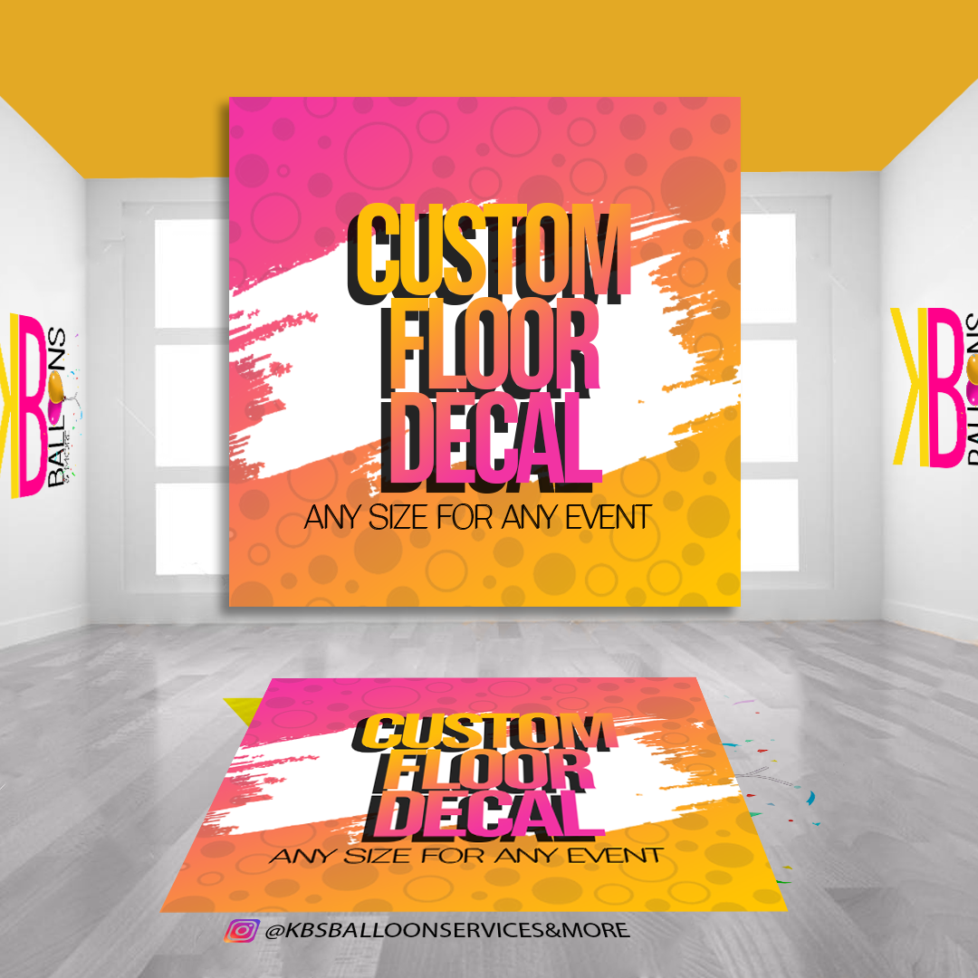Floor Decals – KB Balloons and More